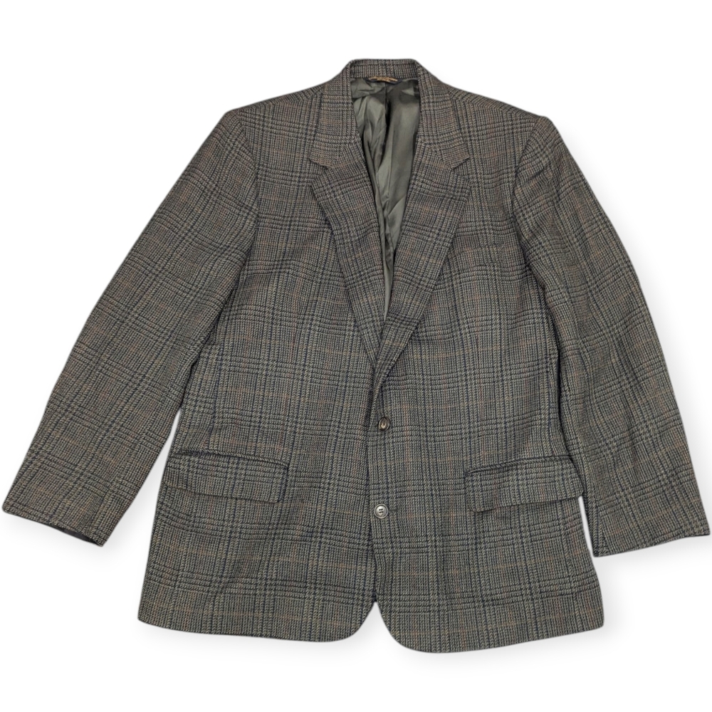 Brooks Brothers Charcoal Checkered Blazer